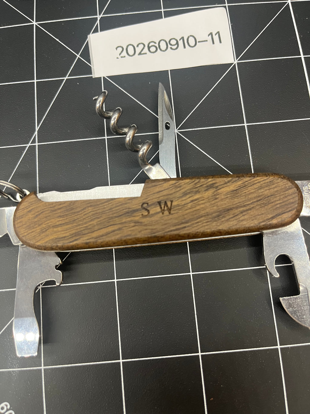 Victorinox Spartan 91mm Officer Suisse - SW initials - clean