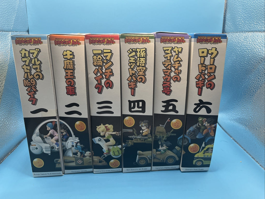 Dragon Ball Mecha Collection Plastic Model Kits Volumes 1, 2, 3, 4, 5, 6 Sealed
