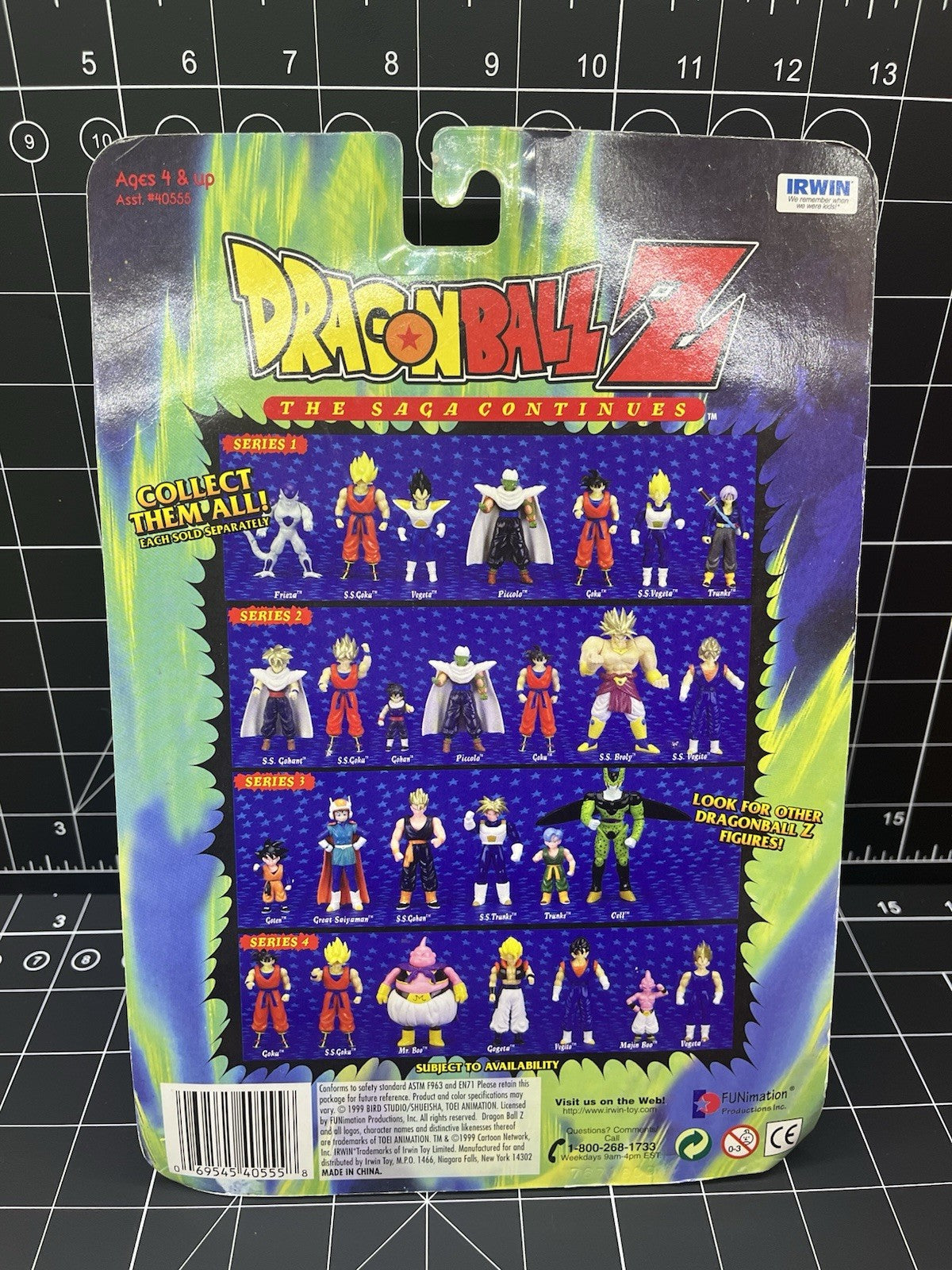 Dragon Ball Z The Saga Continues Series 2 Super Saiyan Broly Action Fig Irwin