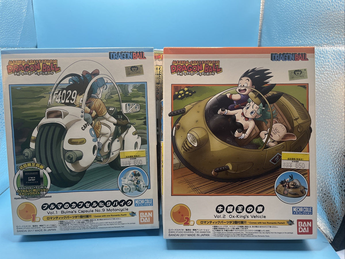 Dragon Ball Mecha Collection Plastic Model Kits Volumes 1, 2, 3, 4, 5, 6 Sealed