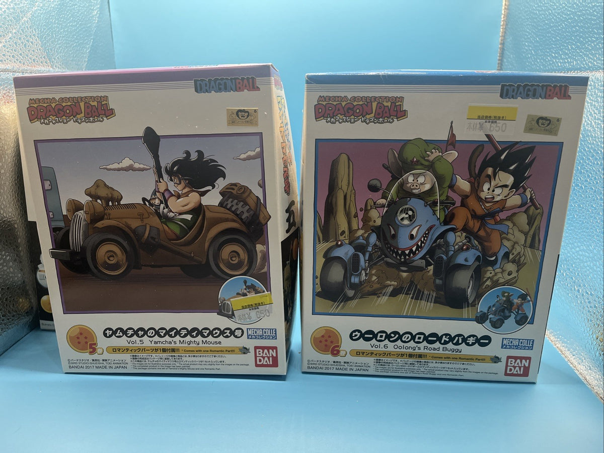 Dragon Ball Mecha Collection Plastic Model Kits Volumes 1, 2, 3, 4, 5, 6 Sealed