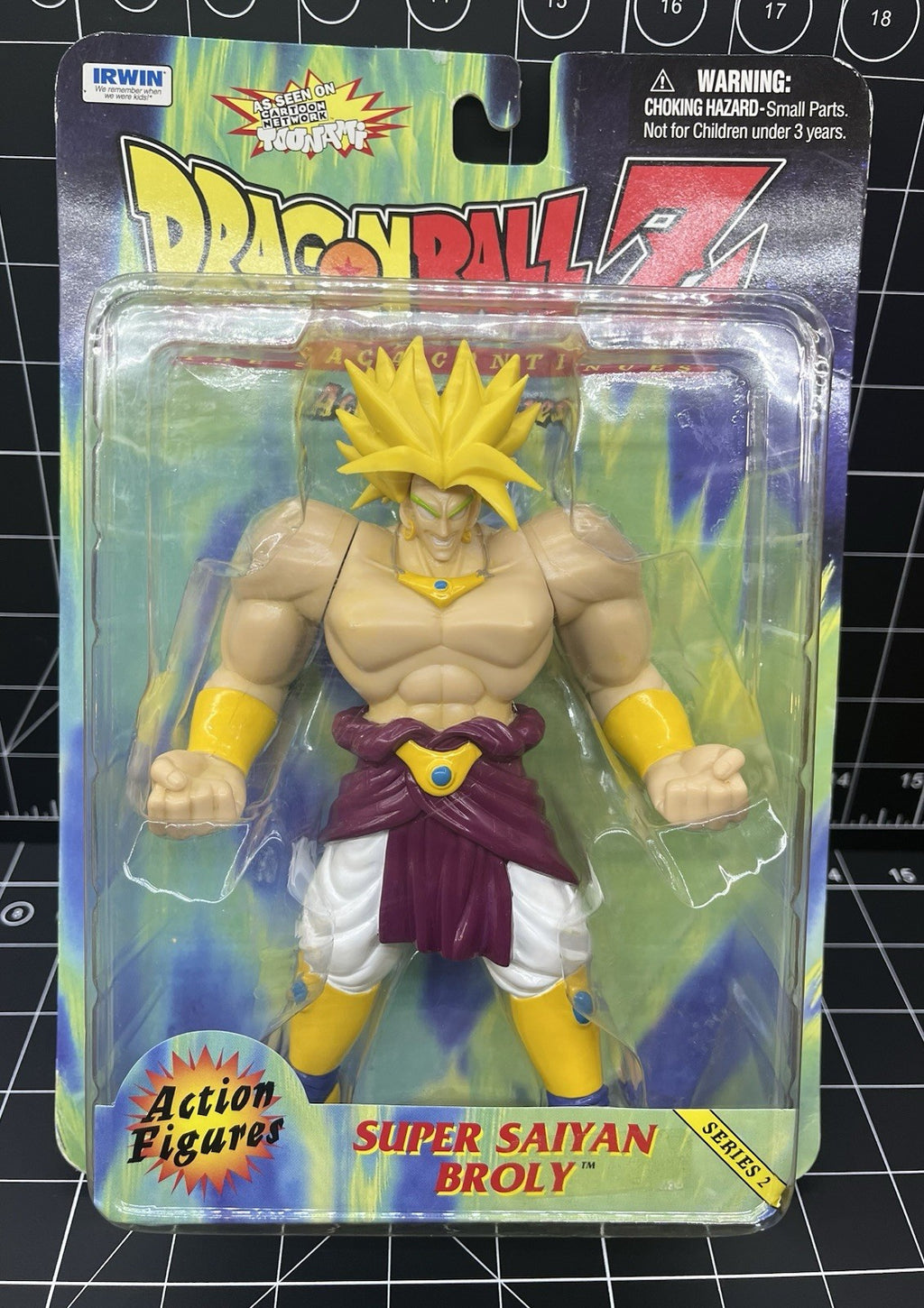 Dragon Ball Z The Saga Continues Series 2 Super Saiyan Broly Action Fig Irwin