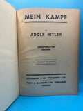 1939 Mein Kampf – Unexpurgated Illustrated Edition – Hutchinson / Hurst & Blackett – Hardback EXTREMELY RARE