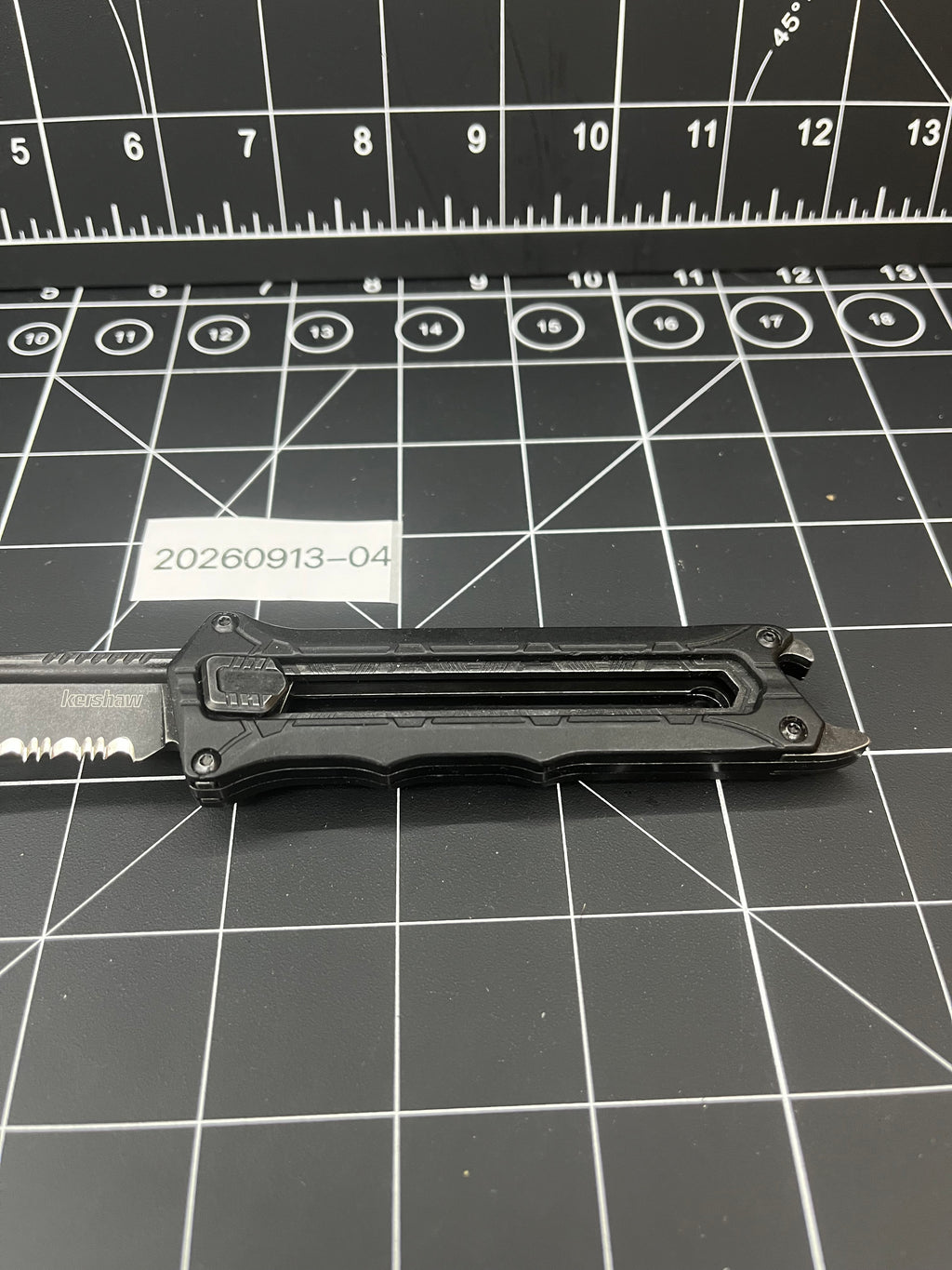 Kershaw Interstellar Pocket Knife Combo Edge Blade Bottle Opener