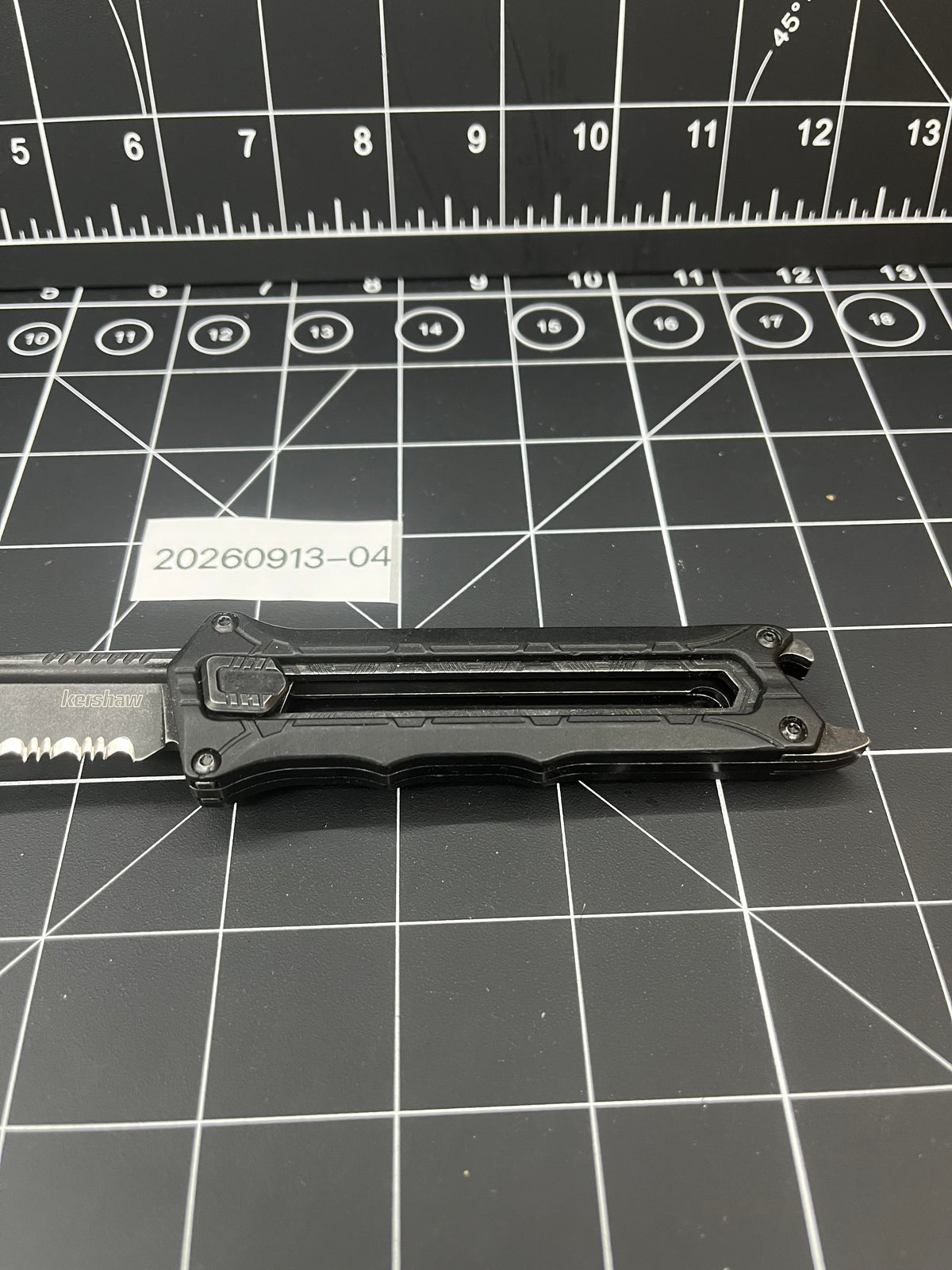 Kershaw Interstellar Pocket Knife Combo Edge Blade Bottle Opener