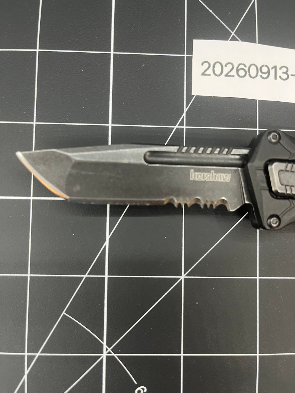 Kershaw Interstellar Pocket Knife Combo Edge Blade Bottle Opener