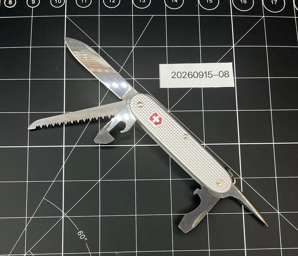 Victorinox Clean Swiss Army knife Farmer  Alox  Silver EDC