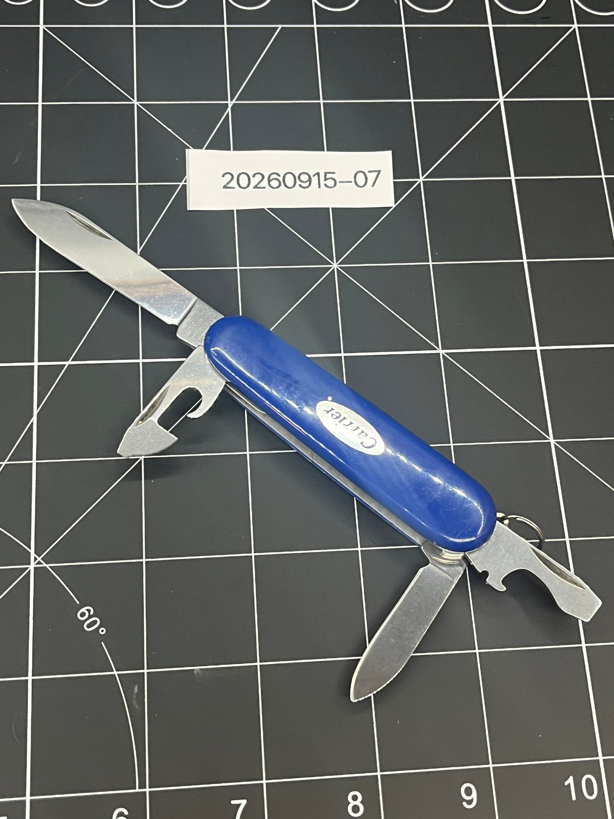 Vintage Rostfrei Victorinox Blue Recruit Swiss Army Knife 1992-2005 Clean