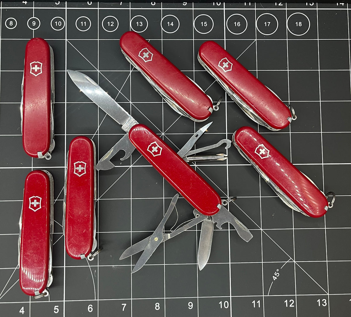 Victorinox Super Tinker Swiss Army Knife 91mm Red One