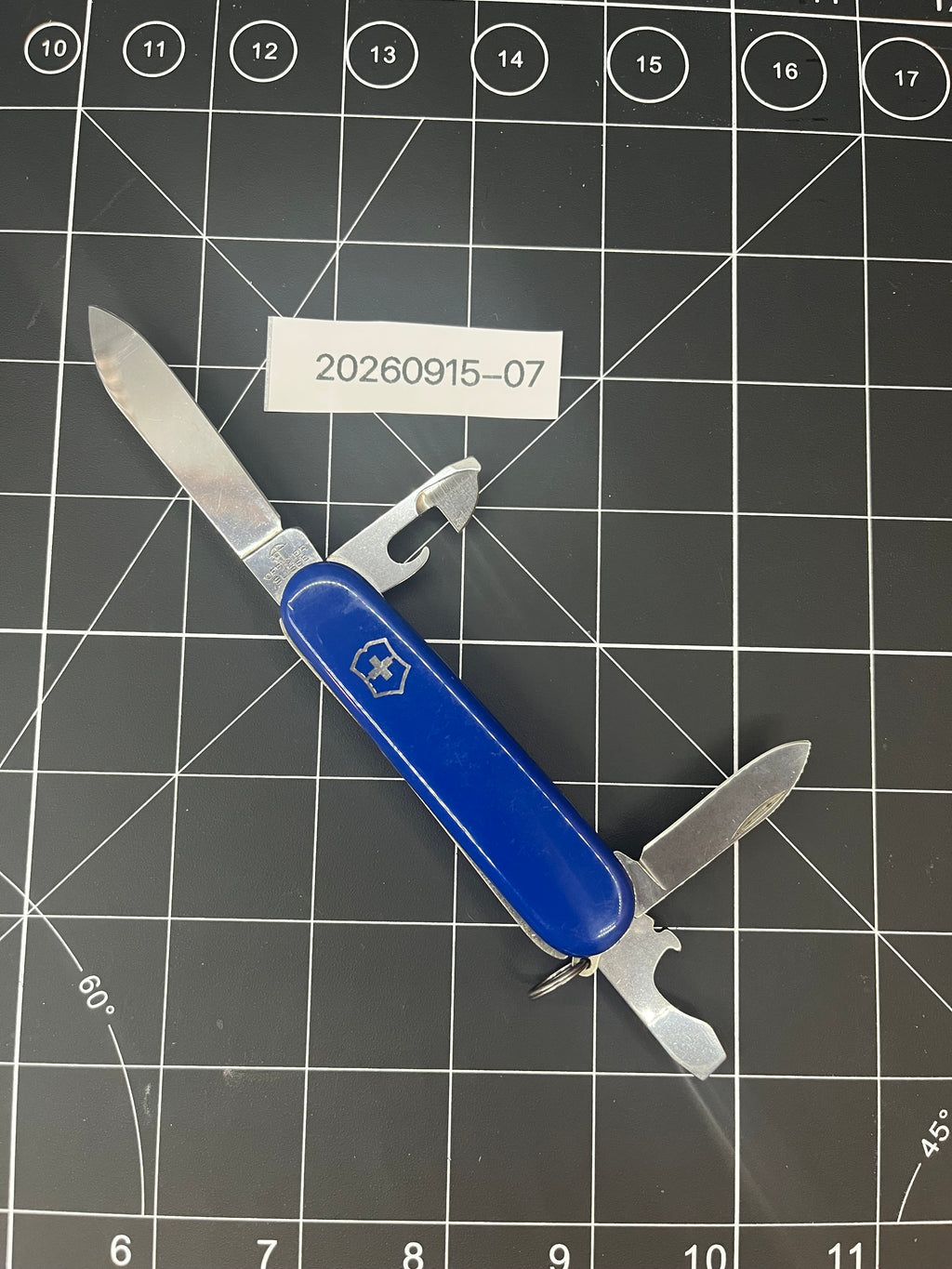 Vintage Rostfrei Victorinox Blue Recruit Swiss Army Knife 1992-2005 Clean