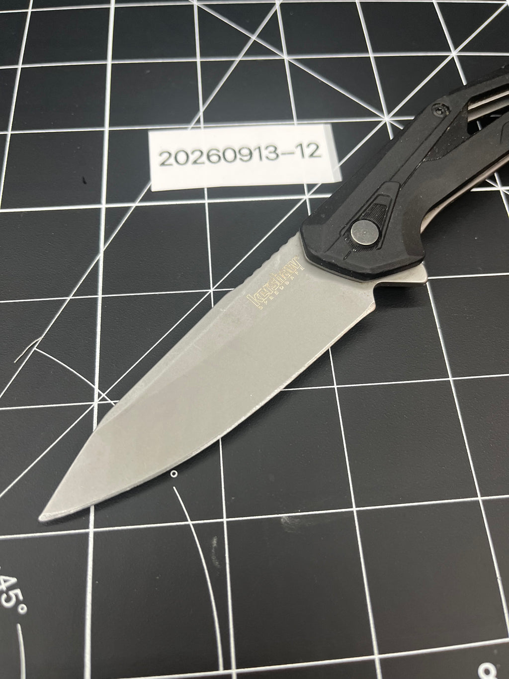 Kershaw Airlock 1385 Pocket Knife 3" Plain Edge Stainless Steel w/ Box