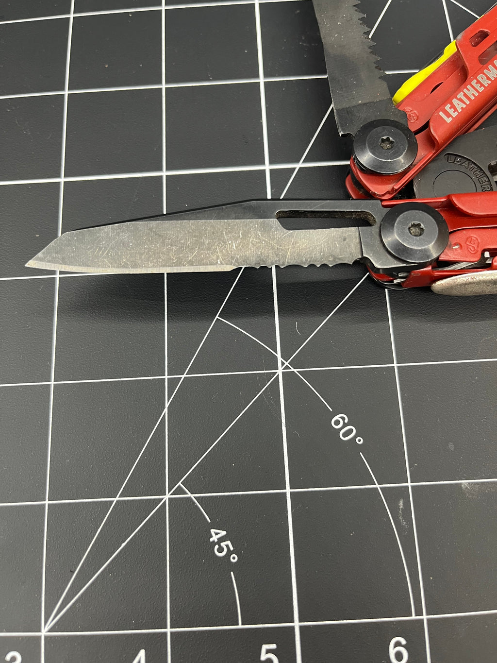 Leatherman SIGNAL Multi-Tool Black Good Condition Red excellent clean
