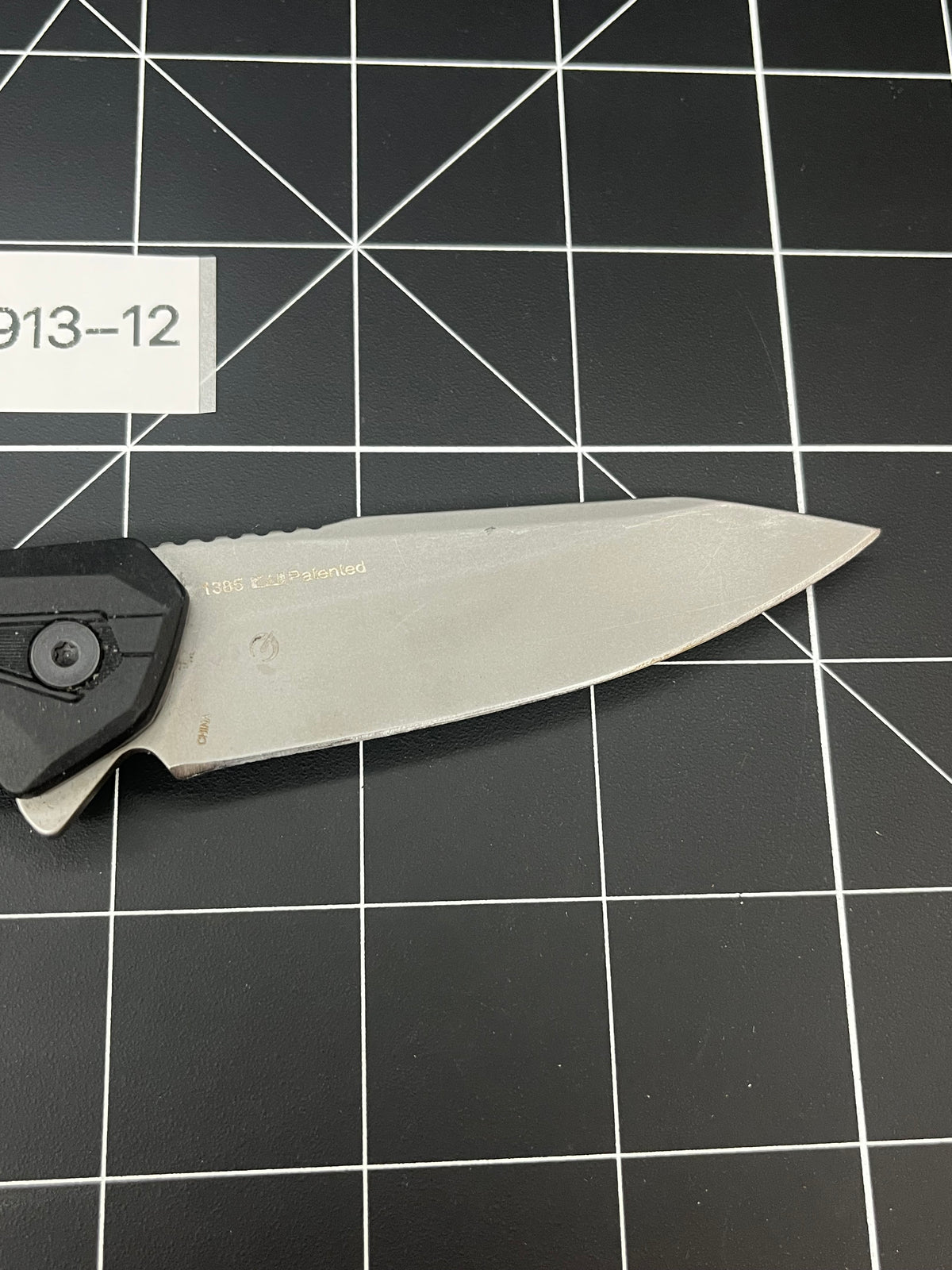 Kershaw Airlock 1385 Pocket Knife 3" Plain Edge Stainless Steel w/ Box