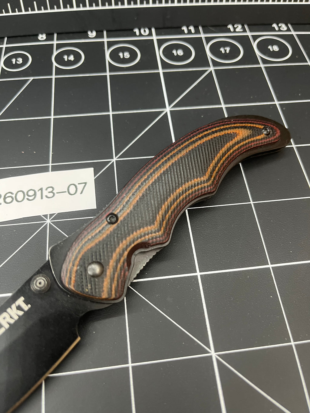 CRKT Endorser 1105K Lerch Design Assisted Pocket Knife G10 button lock