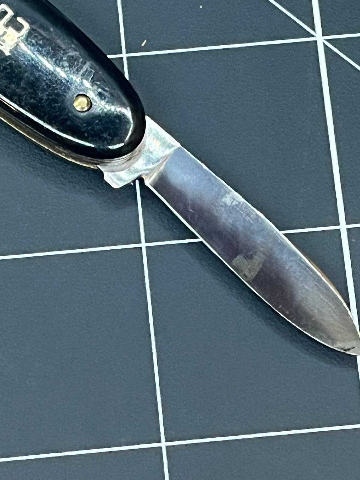 1930-40s Vintage Omega Watch Pocket Knife Swiss Made, Spritzer & Fuhrmann