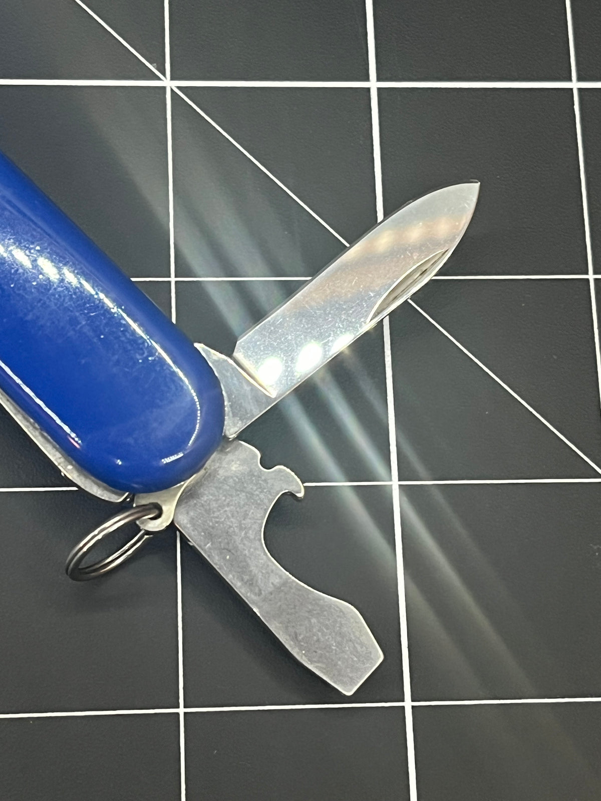 Vintage Rostfrei Victorinox Blue Recruit Swiss Army Knife 1992-2005 Clean