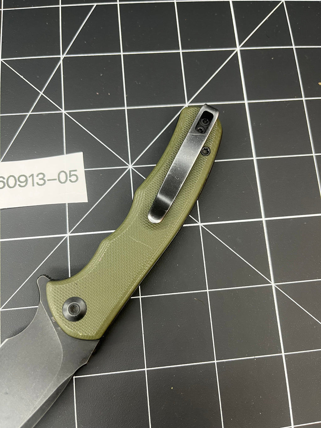 CIVIVI Mini Praxis D2 Folding Knife Green G10 - Very Good