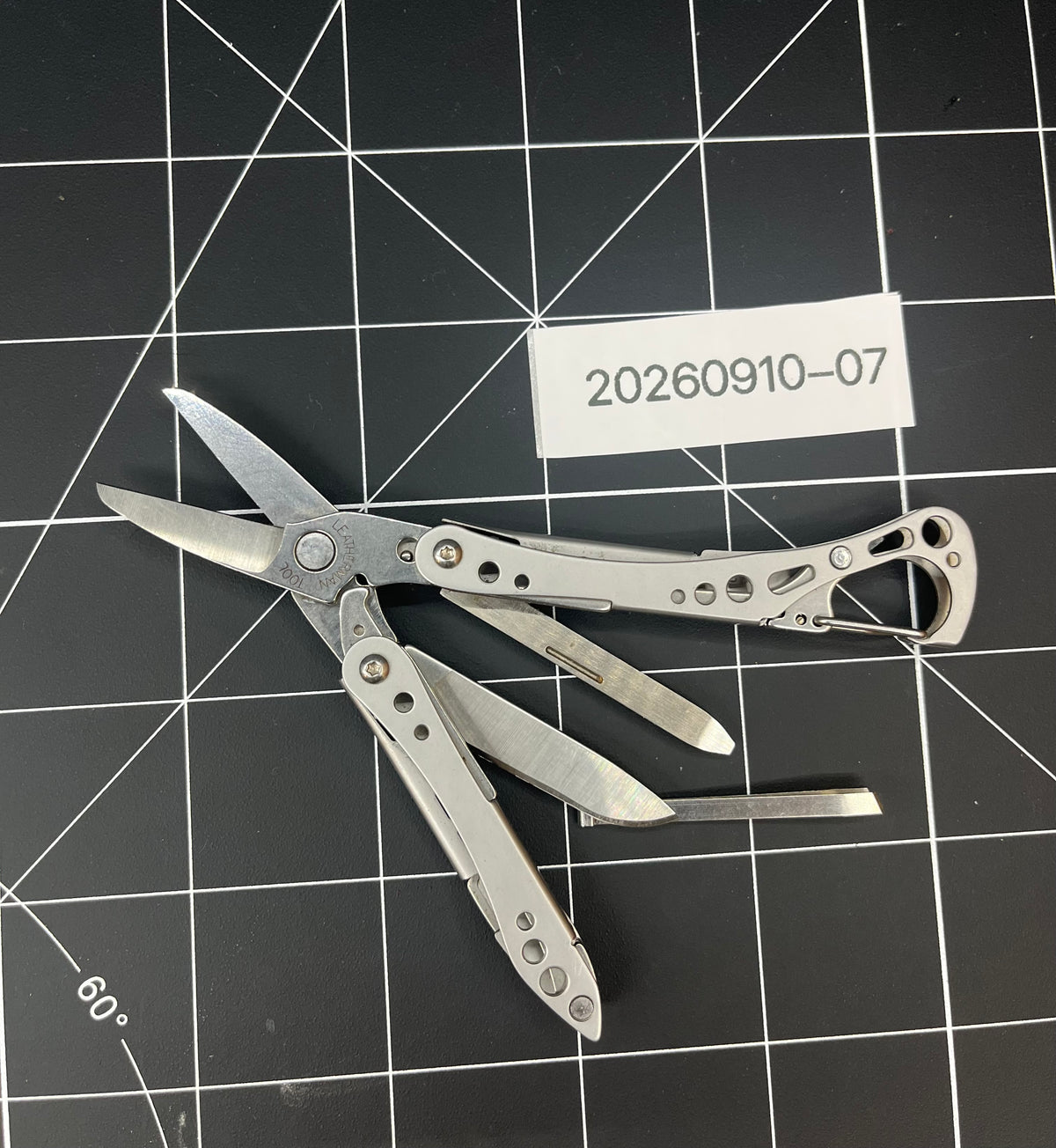 Leatherman Style CS MultiTool, Scissors, Knife, Opener, Tweezers, File