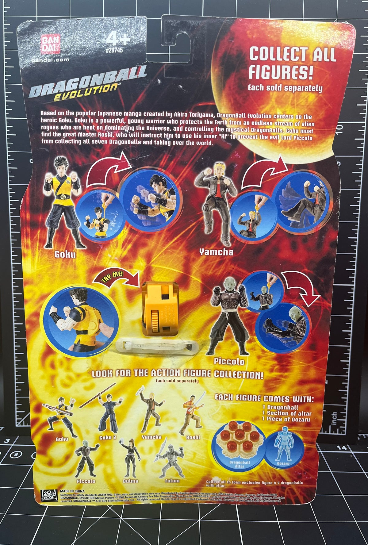 2008 - Dragon Ball Evolution - Live Action Movie Figures