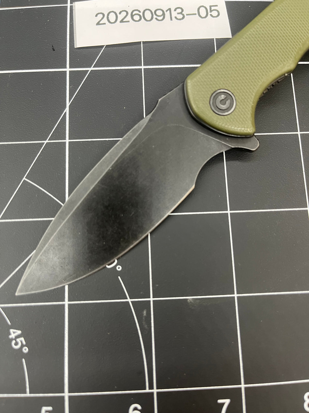 CIVIVI Mini Praxis D2 Folding Knife Green G10 - Very Good
