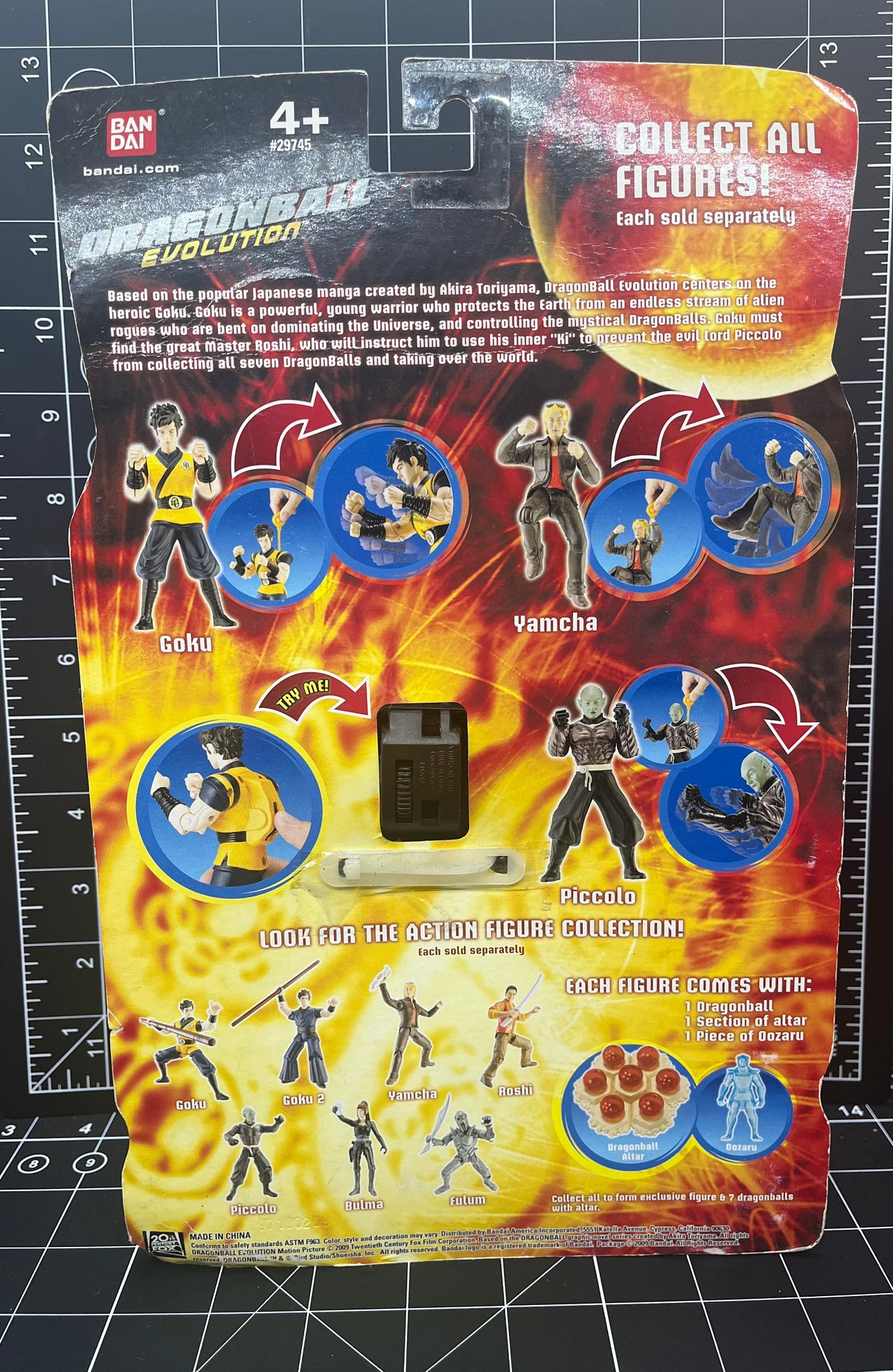 2008 - Dragon Ball Evolution - Live Action Movie Figures