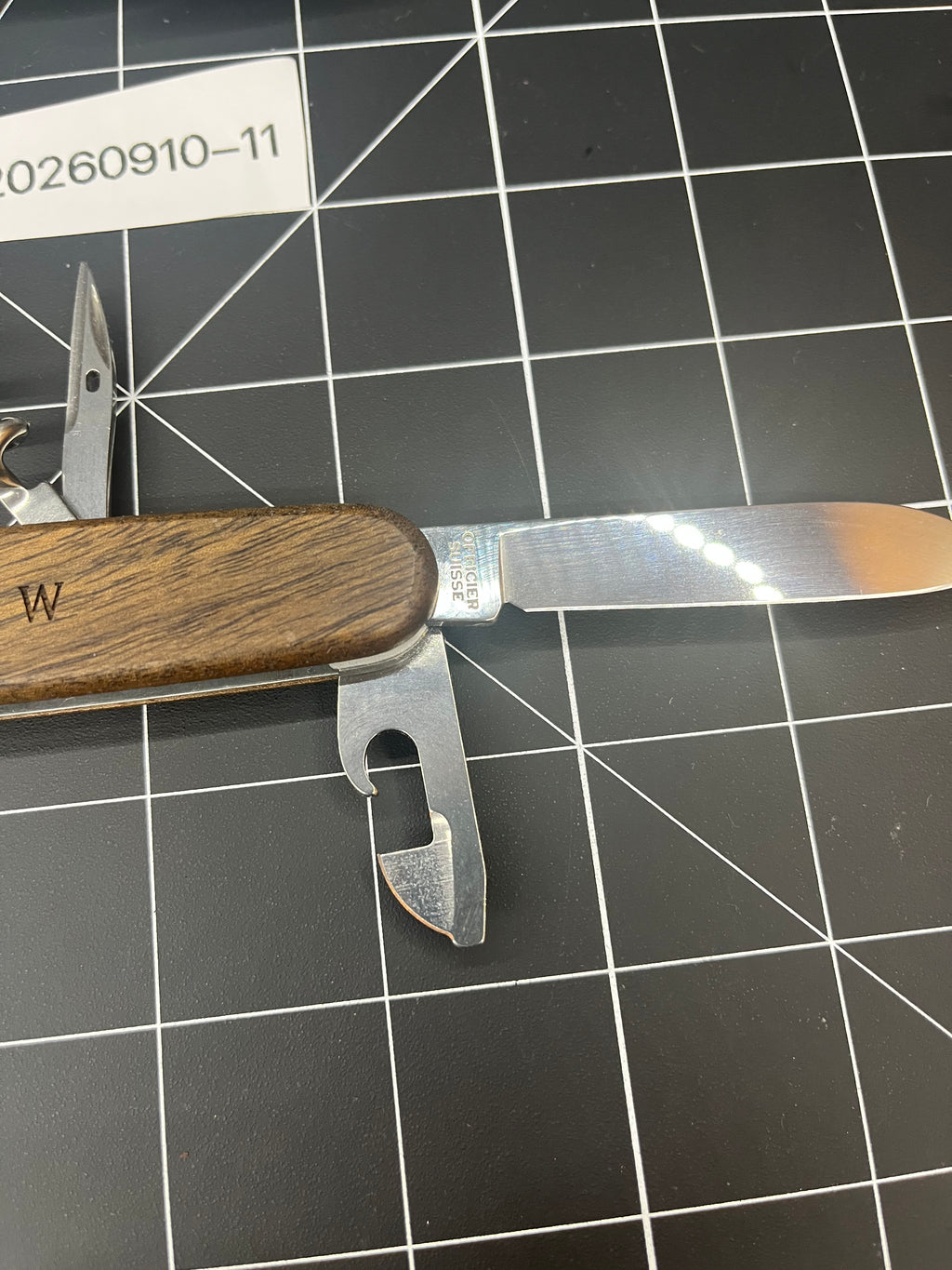Victorinox Spartan 91mm Officer Suisse - SW initials - clean