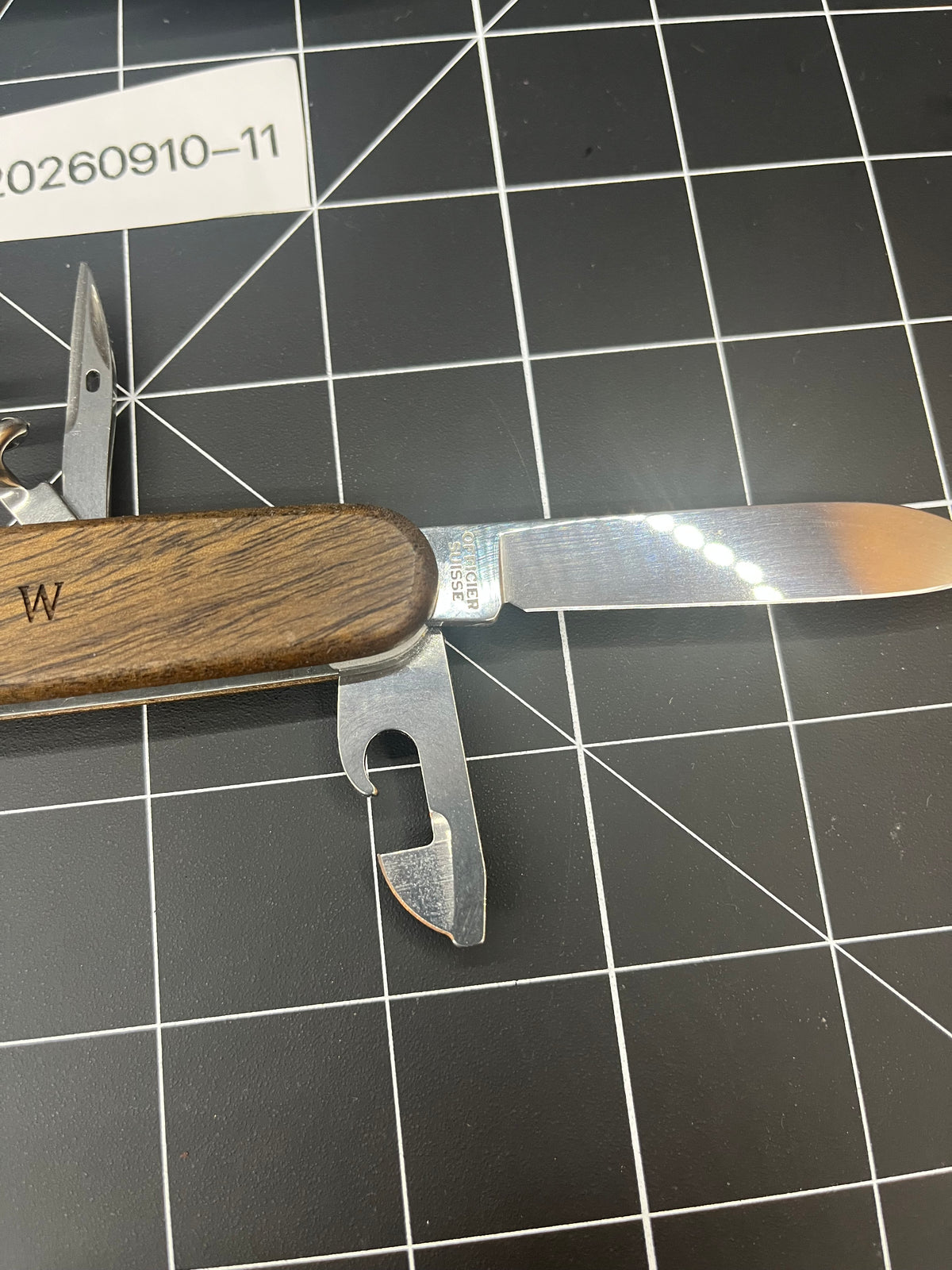 Victorinox Spartan 91mm Officer Suisse - SW initials - clean
