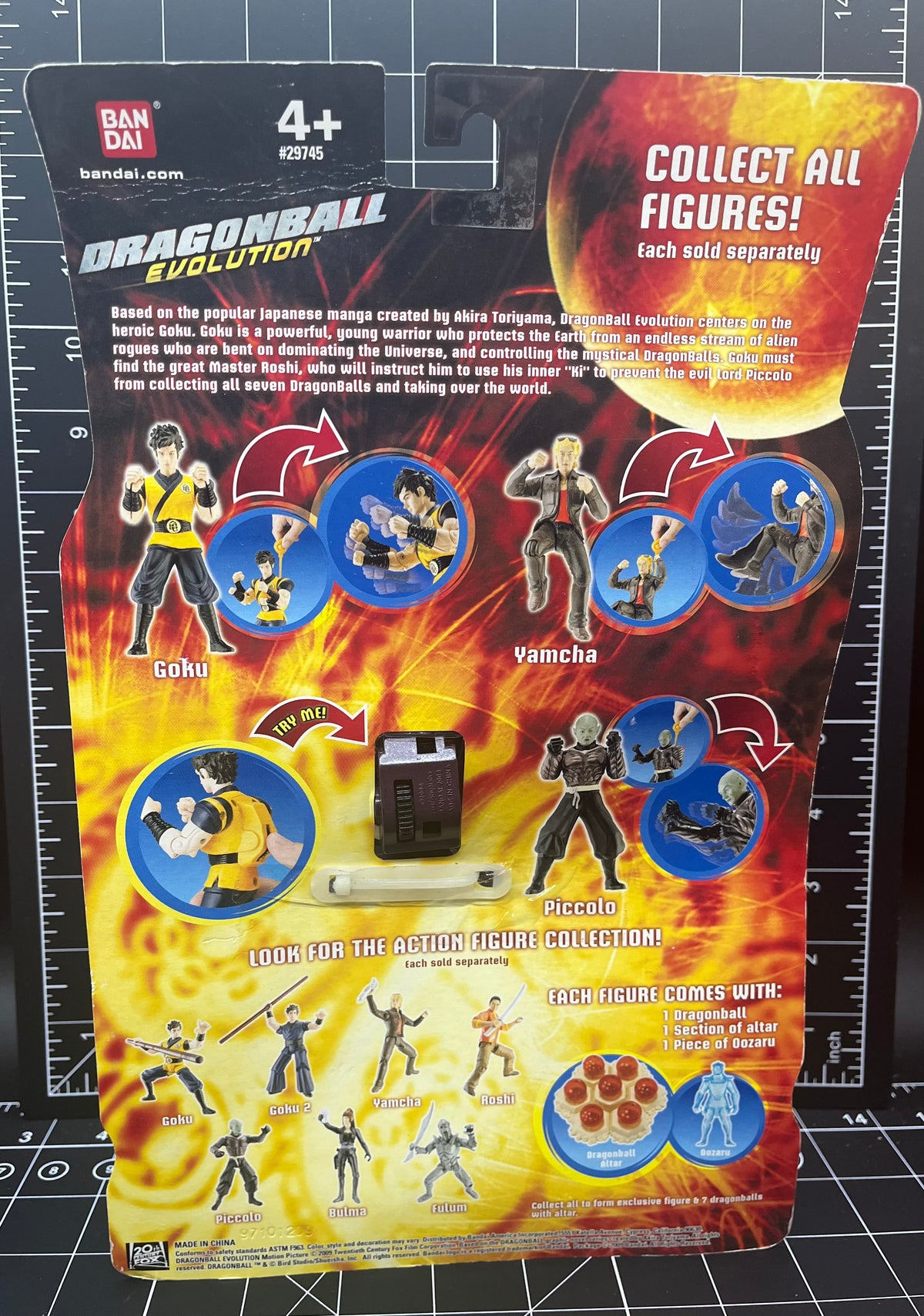 2008 - Dragon Ball Evolution - Live Action Movie Figures