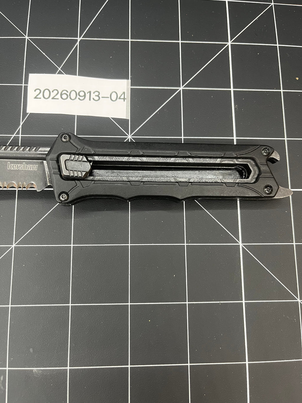 Kershaw Interstellar Pocket Knife Combo Edge Blade Bottle Opener