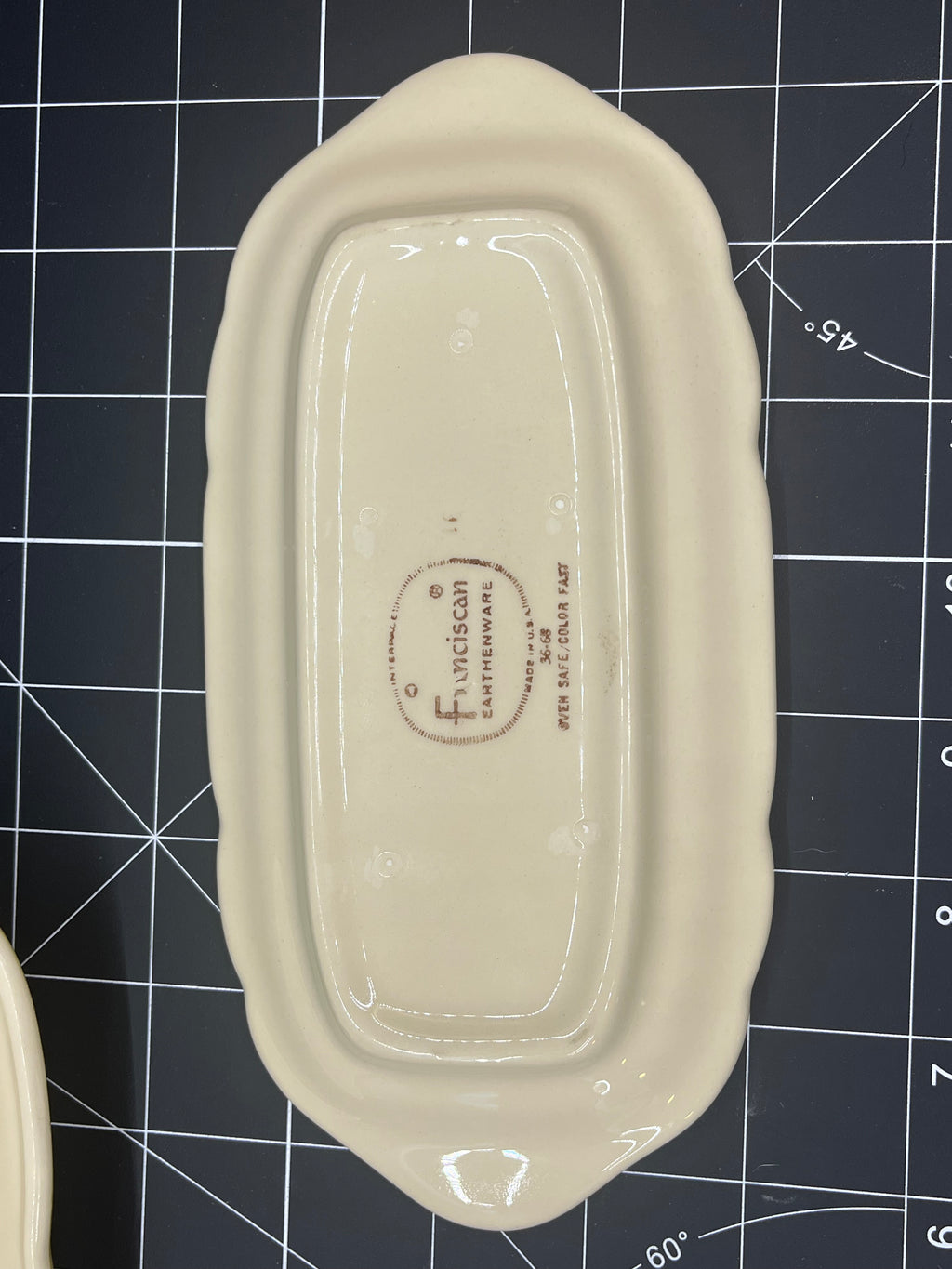FRANCISCAN DESERT ROSE 1/4 LB. Stick Covered Butter Dish 1964-66