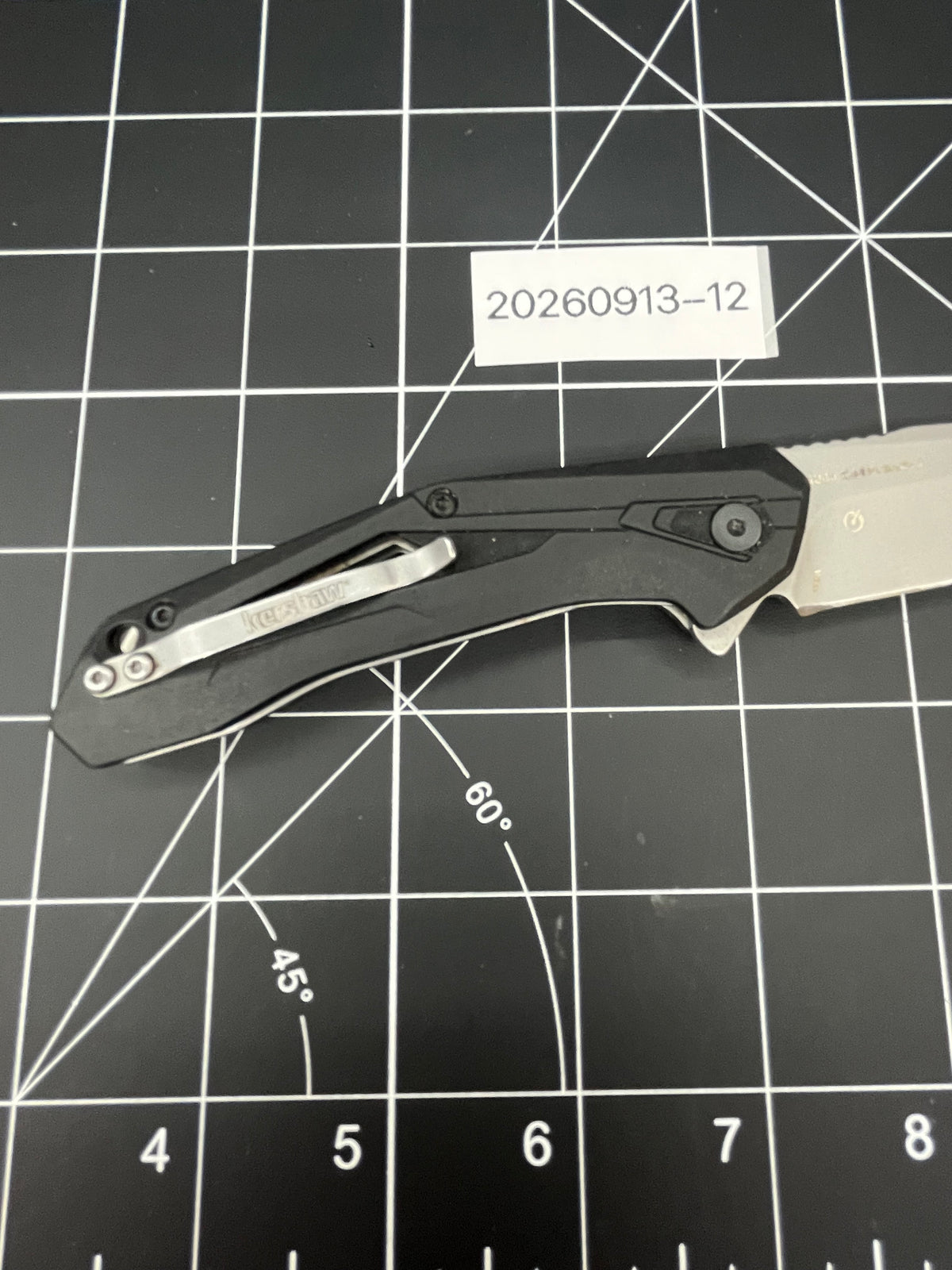 Kershaw Airlock 1385 Pocket Knife 3" Plain Edge Stainless Steel w/ Box