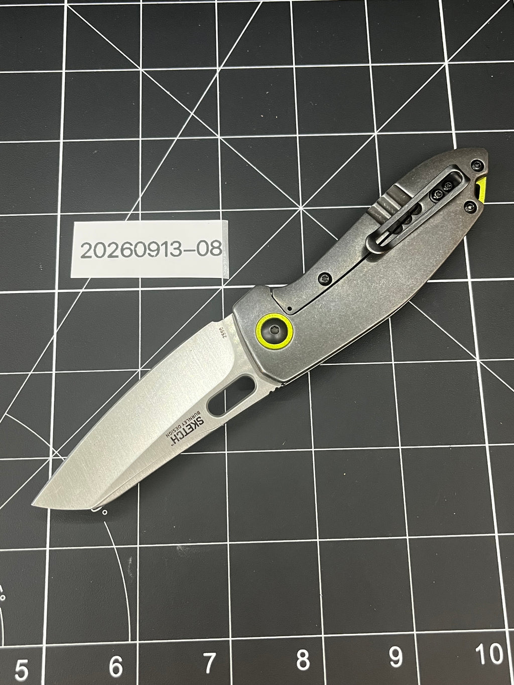 "DARK MIST" CRKT SKETCH 2550 KNIFE Clean