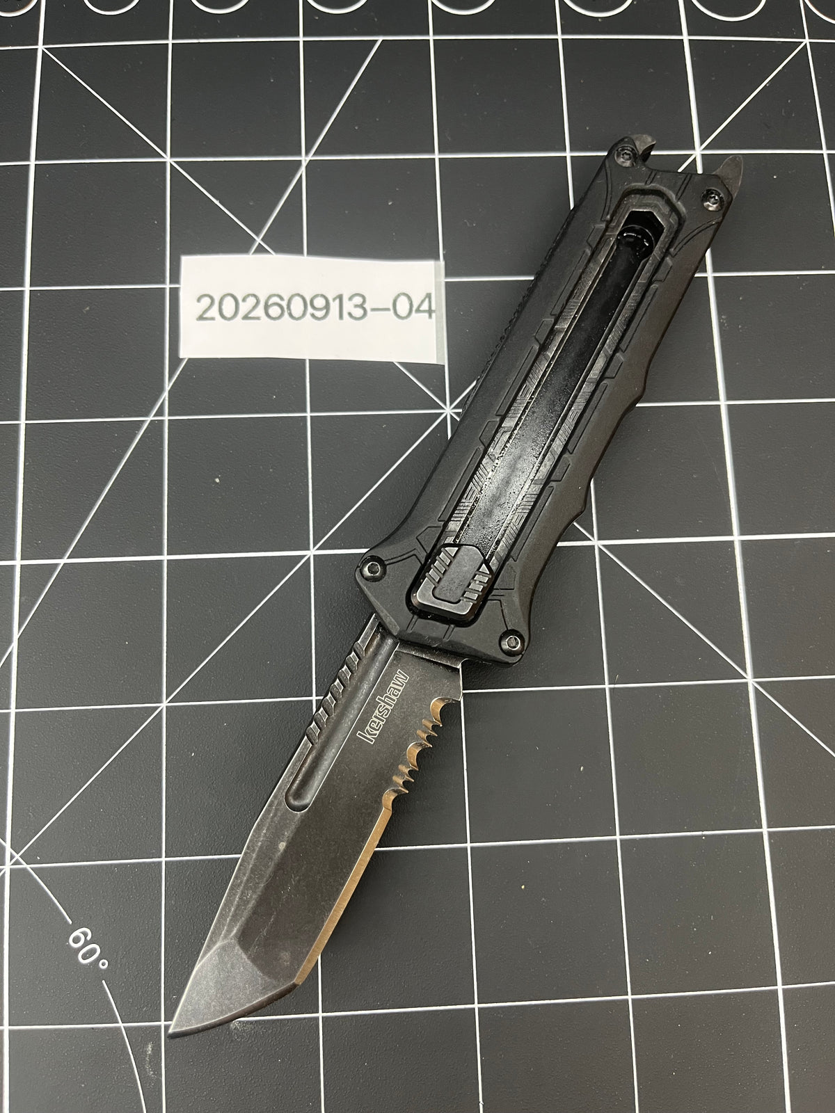Kershaw Interstellar Pocket Knife Combo Edge Blade Bottle Opener