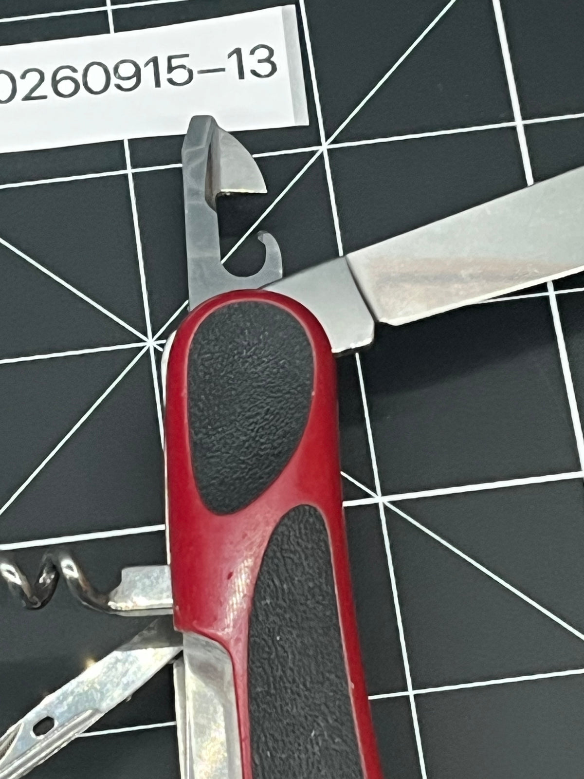 Victorinox Delemont EVOGRIP 14 Red & Black Swiss Army Knife Multi Tool!