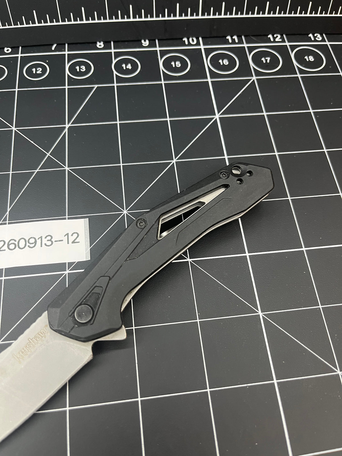 Kershaw Airlock 1385 Pocket Knife 3" Plain Edge Stainless Steel w/ Box