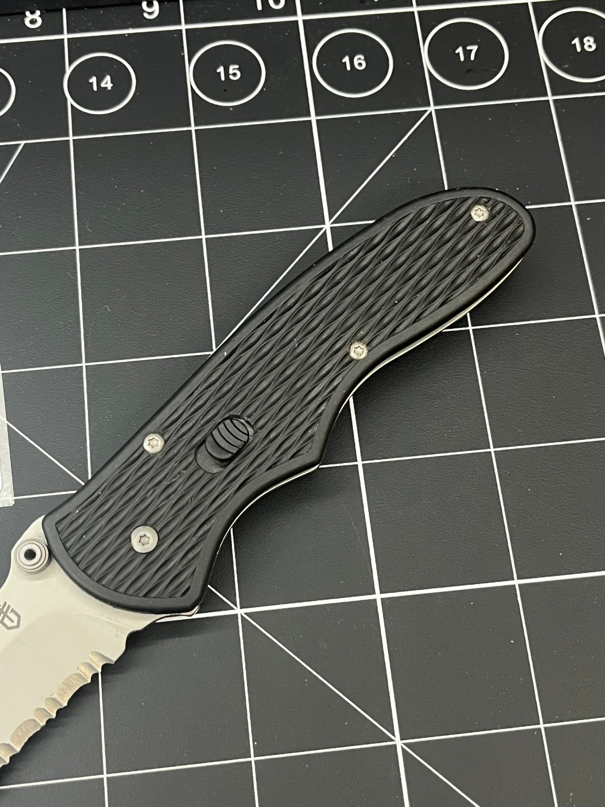 Gerber Fast Draw Pocket Knife Matte Combo Serrated Blade Cleaned And Oiled