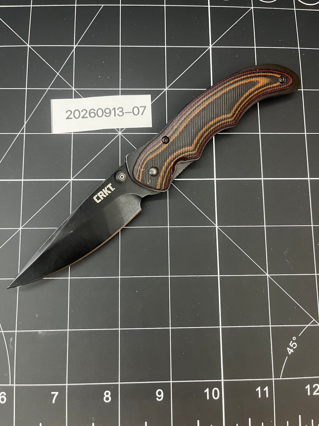 CRKT Endorser 1105K Lerch Design Assisted Pocket Knife G10 button lock