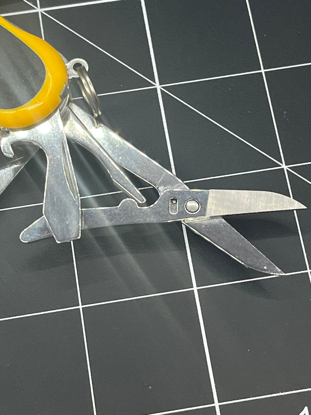 2000s Wenger Delemont SAK EvoGrip 18 85mm Yellow Folding Multi-Tool Pocket Knife
