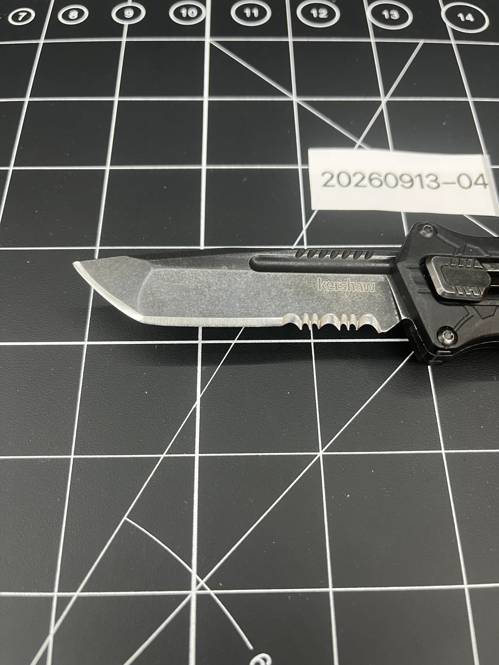 Kershaw Interstellar Pocket Knife Combo Edge Blade Bottle Opener