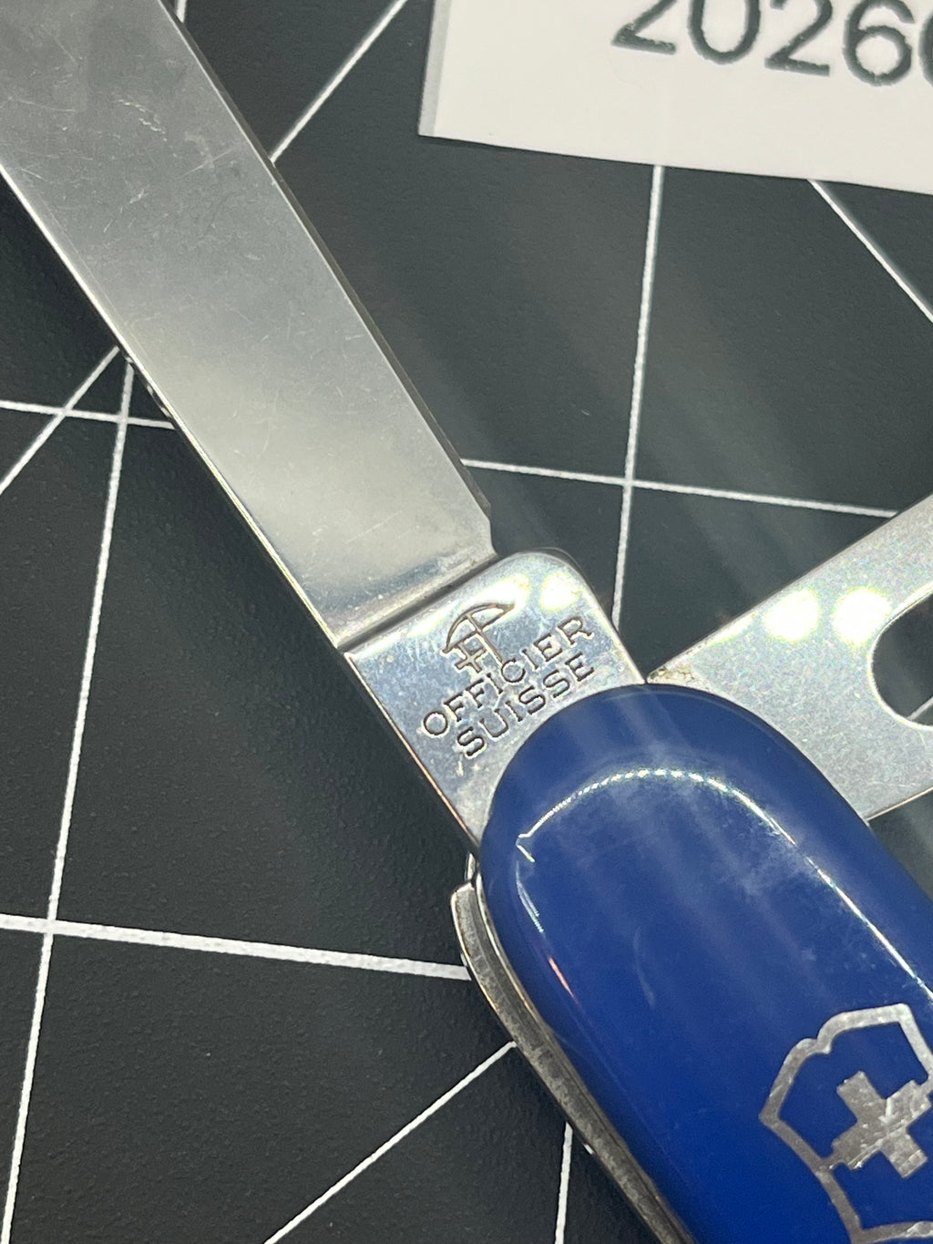 Vintage Rostfrei Victorinox Blue Recruit Swiss Army Knife 1992-2005 Clean